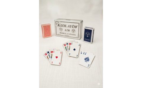 STAR KIZILAY OYUN KAGIDI(30 ADET KAGIT)***PAKETİ 12LI