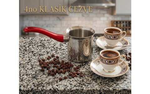 MAYKO ELMA SEK KULP.4NO KLASIK CEZVE(KOLİ İÇİ *1 ) 0,45 LT 