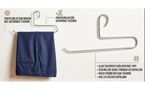 ENFA*TEKLI* METAL PANTOLON ASKISI***100