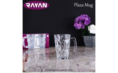 RAYAN ➡️2LI⬅️ PLAZA MUG BARDAK 300ML***12